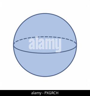L'illustrazione di un ambito isolato su sfondo bianco Illustrazione Vettoriale