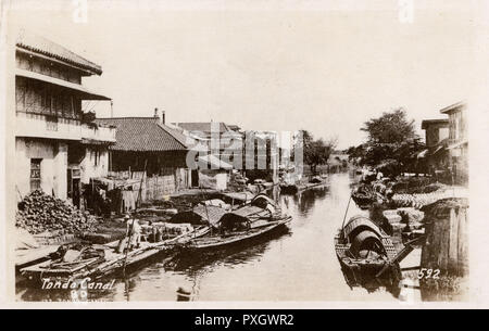 Manila, Filippine - canale di tondo Foto Stock
