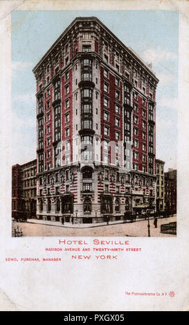 Hotel Seville, Madison Avenue e 29th Street, New York, Stati Uniti Foto Stock