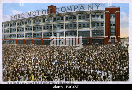 I dipendenti - Ford Motor Company, Detroit, Michigan, Stati Uniti d'America Foto Stock