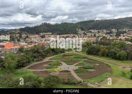 Città vista di Cuenca in Ecuador Foto Stock