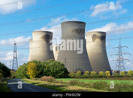 Drax power station, North Yorkshire, Inghilterra, Regno Unito Foto Stock