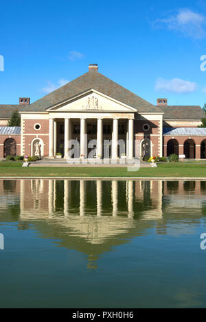 Saratoga Spa parco dello stato. Questa pietra miliare storica nazionale offre diverse attività culturali, estetico e attività ricreative. Foto Stock