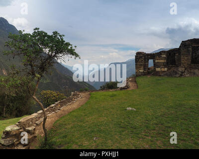 Senso - Inka Inca sito rovina, Perù Foto Stock