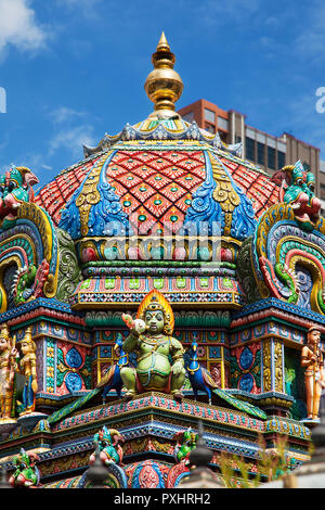 Maha Sri Mariamman Tempio a Bangkok, in Thailandia. Foto Stock