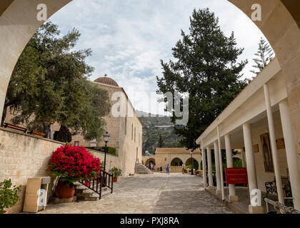 Ayios Neophytos monastero vicino Tala, regione di Paphos, Cipro Foto Stock