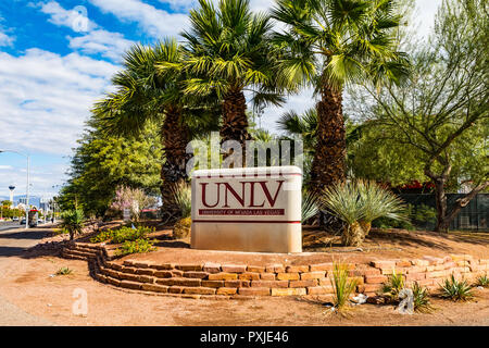 La University of Nevada Las Vegas Foto Stock