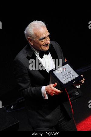 Roma, Italia. 22 ottobre, 2018. Festa del Cinema di Roma, Roma, Italia. * Nessun WEB * NESSUN QUITIDIANS * Dell il premio alla carriera al Cinema Martin Scorsese Credit: Indipendente Photo Agency Srl/Alamy Live News Foto Stock