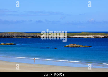 Le spiagge a Durness penisola, Scozia, altopiani, Regno Unito Foto Stock