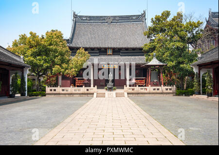 Il Tempio di Confucio nella Città Vecchia, Shanghai, Cina Foto Stock