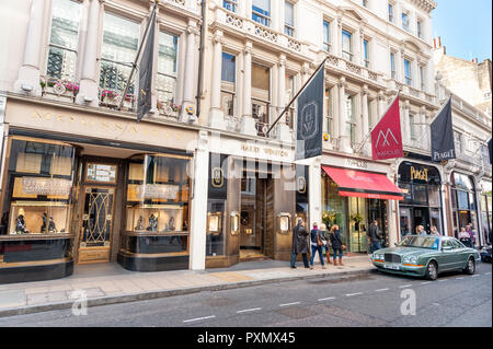 New Bond Street, Mayfair, London, Regno Unito Foto Stock