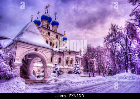 Chiesa di Kolomenskoe park, Mosca, Russia Foto Stock