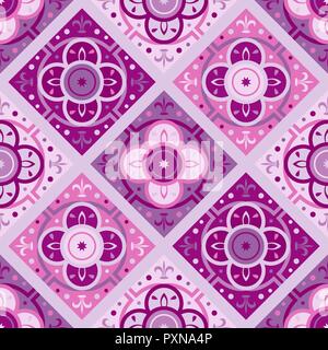 Vettore senza cuciture colorate geometriche arabo modello tradizionale. Ideale per tessuti, prodotti promozionali, notebook. Illustrazione Vettoriale