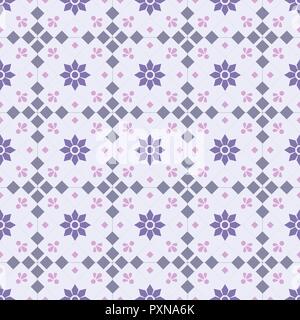 Piastrella portoghese vettore pattern seamless con ornamenti antichi. Talavera Messicano, Italiano sicilia, maiolica, ceramica spagnolo. Ideale per tessuti, promoti Illustrazione Vettoriale