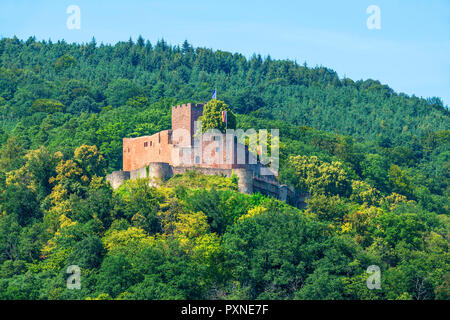 Landeck Castello, KlingenmÃ¼nster, Deutsche WeinstraÃŸe, Renania-Palatinato, Germania Foto Stock