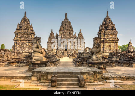 Il Candi Sewu, Prambanan tempio complesso, Yogyakarta, Java, Indonesia Foto Stock