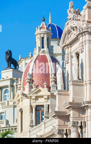 Municipio tetto, Valencia, Comunidad Autonoma de Valencia, Spagna Foto Stock