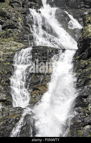 Austria, Tirolo, der Stuibenfall bei Umhausen Oetztal im Foto Stock