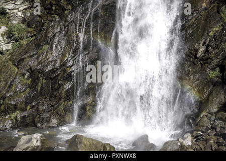 Austria, Tirolo, der Stuibenfall bei Umhausen Oetztal im Foto Stock