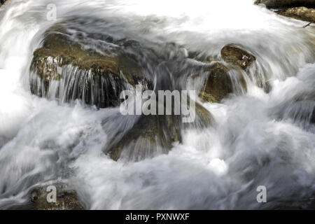 Austria, Tirolo, der Stuibenfall bei Umhausen Oetztal im Foto Stock