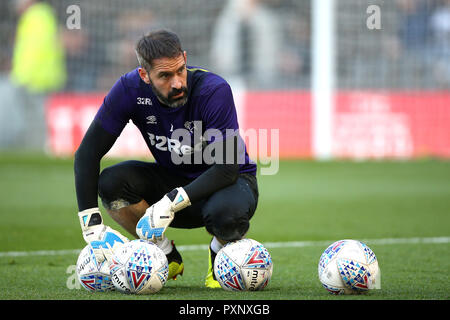 Derby County portiere Scott Carson Foto Stock
