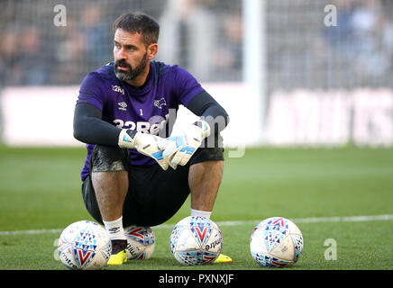 Derby County portiere Scott Carson Foto Stock