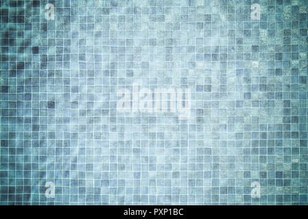 Piscina vintage Sfondo piastrelle Foto Stock