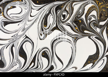 Il marmo astratto sfondo acrilico. Natura marmorizzazione artwork texture. Foto Stock