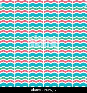 Chevron background, design pattern senza giunture, blu verde rosso Illustrazione Vettoriale