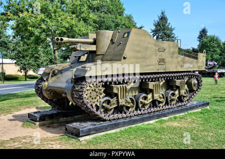 Sexton 25-pounder semovente pistola di Artiglieria Foto Stock