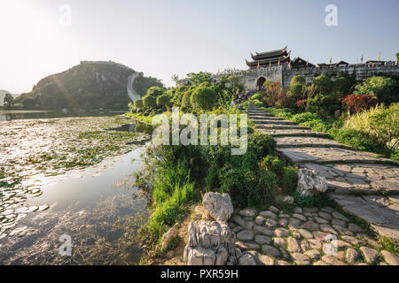 Cina, Qinyang, antica città Foto Stock
