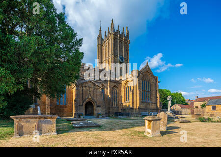 La chiesa di St Mary, Ilminster, Somerset, Inghilterra, Regno Unito, Europa. Foto Stock