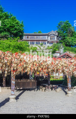 Cina Yunnan, Lijiang, old town Foto Stock