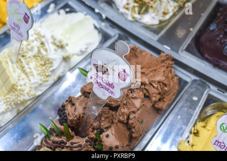 Polacco di cioccolato gelato (Lodi) in Cracovia Polonia Foto Stock