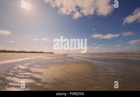 Germania, Bassa Sassonia, Est isola frisone, Juist, spiaggia paesaggio Foto Stock