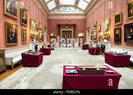 Londra, Regno Unito. 23 ott 2018. Royal Collection Gallery a Buckingham Palace in Londen, il 23 ottobre 2018, al primo dei 2 giorni di Statevisit al Regno Unito Credito: dpa picture alliance/Alamy Live News Foto Stock