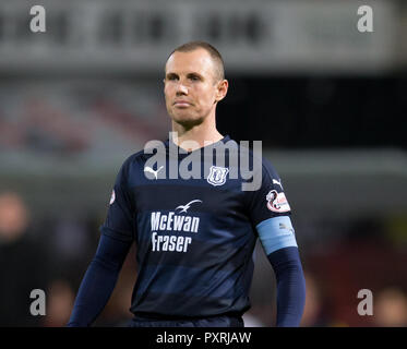 Dens Park, Dundee, Regno Unito. 23 Ott, 2018. Ladbrokes Premiership, Dundee rispetto al cuore di Midlothian; Kenny Miller di Dundee Credito: Azione Sport Plus/Alamy Live News Foto Stock