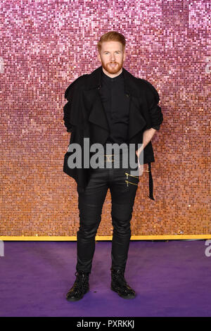 Londra, Regno Unito. Il 23 ottobre 2018. Neil Jones arriva a livello mondiale per la premiere del film "Bohemian Rhapsody' al SSE Arena di Wembley. Credito: Stephen Chung / Alamy Live News Foto Stock