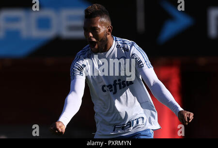 Buenos Aires, Argentina. 23 Ott, 2018. Borja player, SE Palmeiras, durante la formazione, all'El Nuevo Gasómetro Stadium di Buenos Aires. Credito: Cesar Greco/FotoArena/Alamy Live News Foto Stock