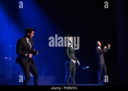 Virginia Beach, Virginia, Stati Uniti d'America. 22 ottobre, 2018. I TENORI IN SANDLER Center in Virginia Beach, Virginia il 22 ottobre 2018. © Jeff Moore 2018 Credit: Jeff Moore/ZUMA filo/Alamy Live News Foto Stock