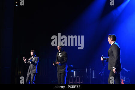 Virginia Beach, Virginia, Stati Uniti d'America. 22 ottobre, 2018. I TENORI IN SANDLER Center in Virginia Beach, Virginia il 22 ottobre 2018. © Jeff Moore 2018 Credit: Jeff Moore/ZUMA filo/Alamy Live News Foto Stock