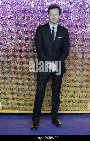 Londra, Regno Unito. Il 23 ottobre 2018. Joe Mazzello assiste la prima mondiale di "Bohemian Rhapsody' al SSE Wembley Arena di Londra. Credito: Wiktor Szymanowicz/Alamy Live News Foto Stock