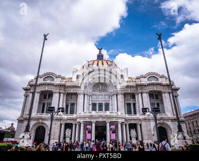 Ott 21 2018, Città del Messico: vista del Palacio de Bellas Artes Foto Stock