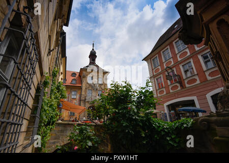 Germania, Alta Franconia, Bamberg, Old Town Foto Stock