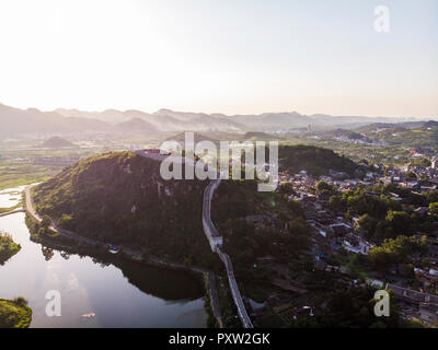 Cina, Qinyang, antica città Foto Stock