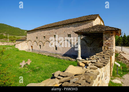 Albania, Qark Korca, Voskopoje, Kisha e Shen Mehillit. La Chiesa di San Michele Foto Stock