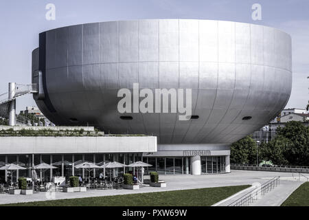 BMW-Museum di Monaco di Baviera, Deutschland, Europa Foto Stock