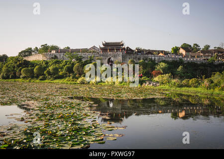 Cina, Qinyang, antica città Foto Stock