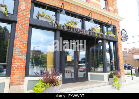 I grandi laghi la tostatura del caffè azienda su Woodward Avenue, nel Michigan, NEGLI STATI UNITI Foto Stock