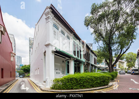 Affascinante barocco cinese botteghe si trova a Emerald Hill Road, a pochi passi di distanza da Orchard Road, Singapore. Foto Stock